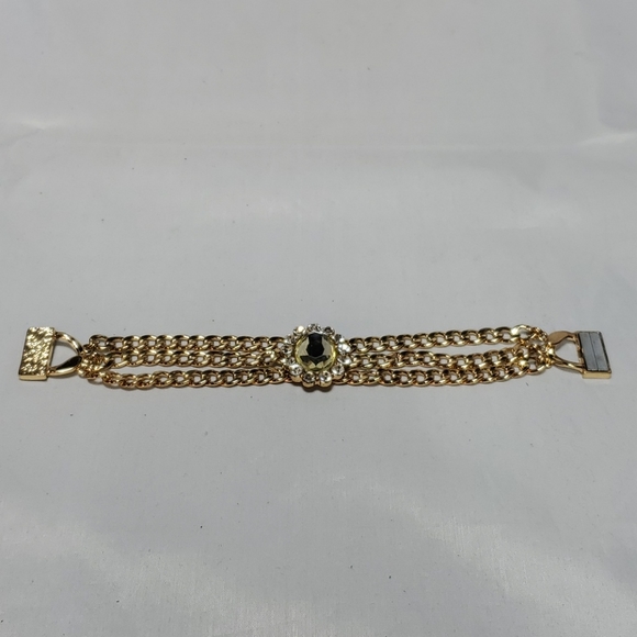 Bijou Drive gold bracelet with crystal stones - Picture 4 of 4